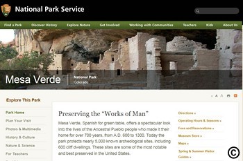 Mesa Verde National Park in Colorado
