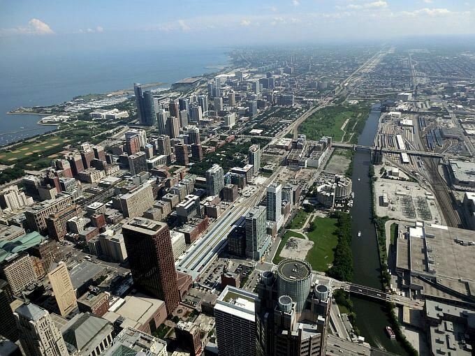Luftaufnahme Chicago