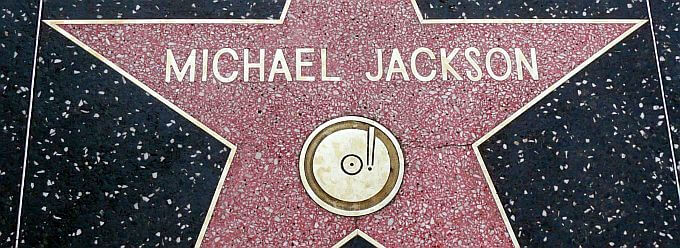 Michael Jackson Stern - Walk of Fame