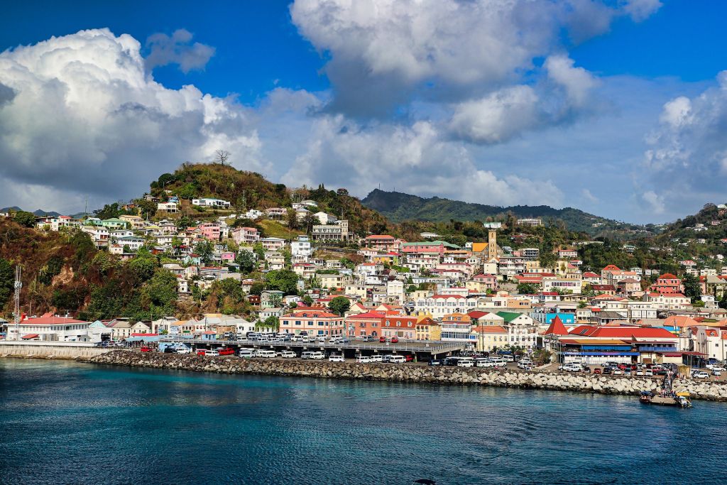 Einfahrt Hafen St. George's, Grenada
